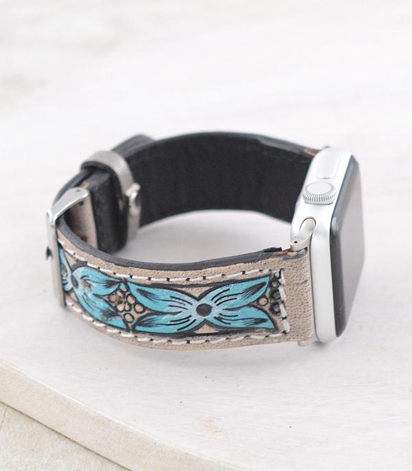 <font color=BLUE>WATCH BAND/ GIFT ITEMS</font> :: SMART WATCH BAND :: Wholesale Western Leather Apple Watch Band