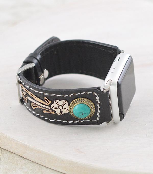 <font color=BLUE>WATCH BAND/ GIFT ITEMS</font> :: SMART WATCH BAND :: Wholesale Western Leather Apple Watch Band