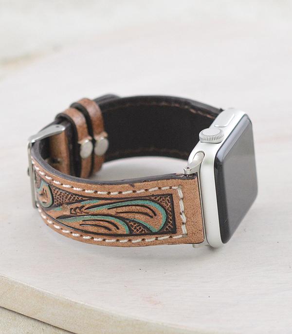 <font color=BLUE>WATCH BAND/ GIFT ITEMS</font> :: SMART WATCH BAND :: Wholesale Western Leather Apple Watch Band