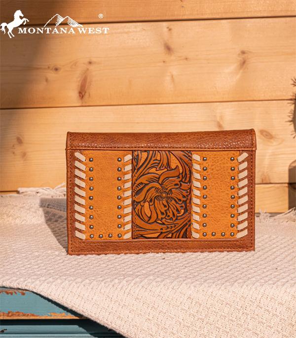 WHAT'S NEW :: Wholesale Montana West Floral Tooled Wallet