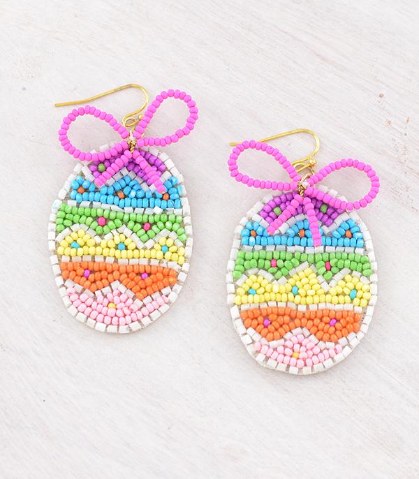 WHAT'S NEW :: Wholesale Easter Egg Bow Bead Earrings