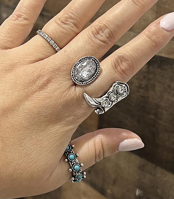 New Arrival :: Wholesale Western Cowboy Boots Ring