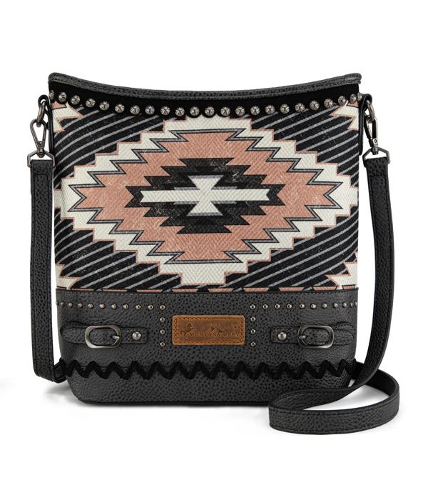 MONTANAWEST BAGS :: CROSSBODY BAGS :: Wholesale Montana West Aztec Crossbody Bag