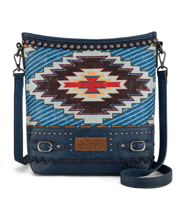 MONTANAWEST BAGS :: CROSSBODY BAGS :: Wholesale Montana West Aztec Crossbody Bag