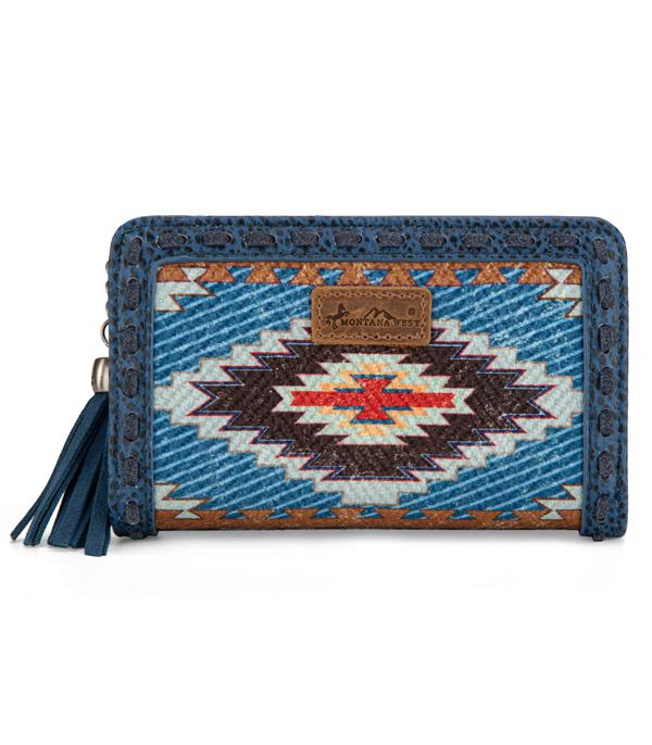 MONTANAWEST BAGS :: MENS WALLETS I SMALL ACCESSORIES :: Wholesale Montana West Aztec Wallet