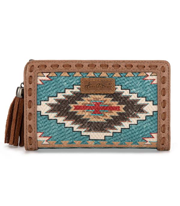 MONTANAWEST BAGS :: MENS WALLETS I SMALL ACCESSORIES :: Wholesale Montana West Aztec Wallet