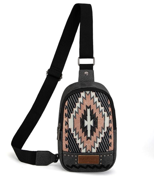 MONTANAWEST BAGS :: WESTERN PURSES :: Wholesale Montana West Aztec Sling Bag