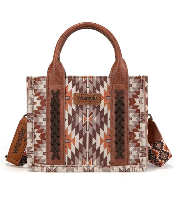 MONTANAWEST BAGS :: WESTERN PURSES :: Wholesale Wrangler Southwestern Mini Crossbody Bag