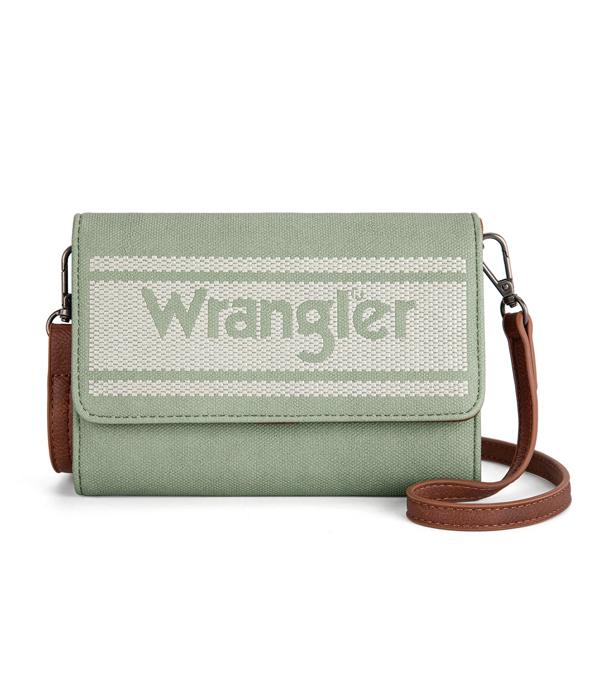 MONTANAWEST BAGS :: CROSSBODY BAGS :: Wholesale Wrangler Logo Wallet Crossbody