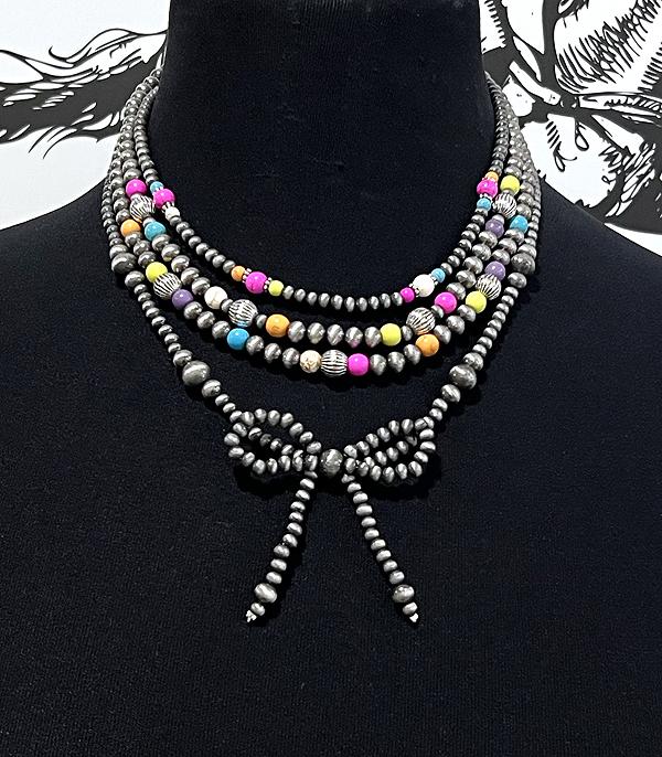 WHAT'S NEW :: Wholesale Western Navajo Pearl Bow Necklace