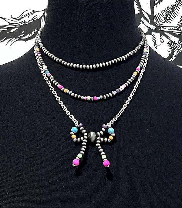 WHAT'S NEW :: Wholesale Western Navajo Pearl Bow Necklace