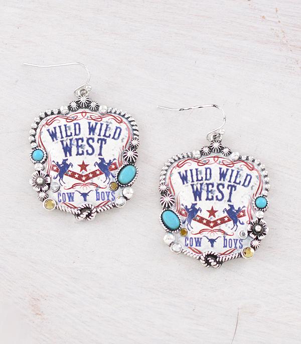 New Arrival :: Wholesale Western Wild West Earrings