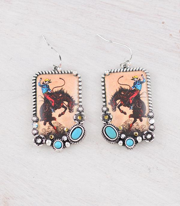 EARRINGS :: WESTERN HOOK EARRINGS :: Wholesale Western Vintage Cowboy Earrings