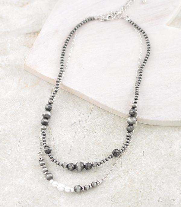 WHAT'S NEW :: Wholesale Western Navajo Pearl Layered Necklace