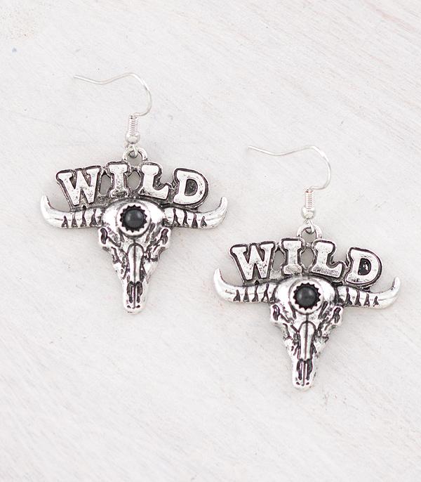 WHAT'S NEW :: Wholesale Western Wild Cow Skull Earrings