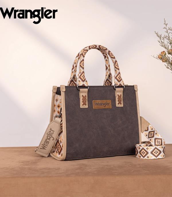 New Arrival :: Wholesale Wrangler Aztec Tote Crossbody Bag