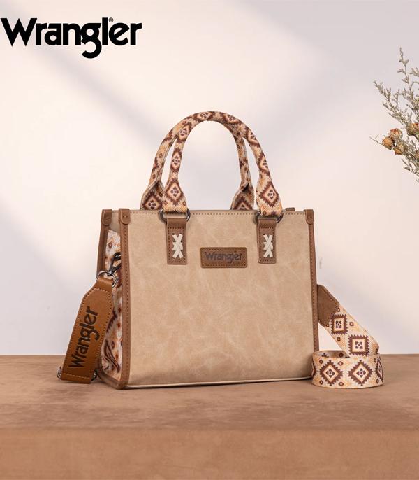 MONTANAWEST BAGS :: WESTERN PURSES :: Wholesale Wrangler Aztec Print Tote Crossbody