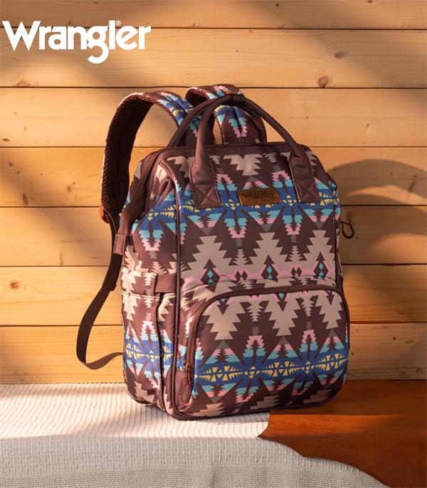 New Arrival :: Wholesale Wrangler Aztec Print Callie Backpack