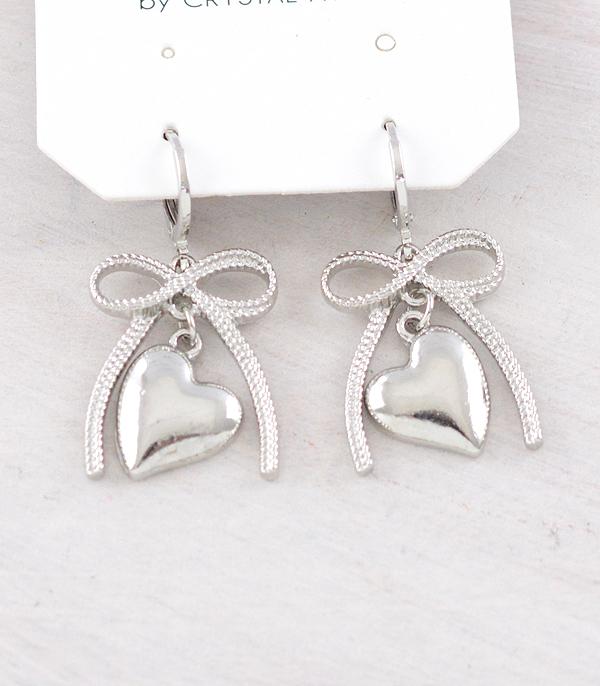 New Arrival :: Wholesale Bow Ribbon Hoop Earrings