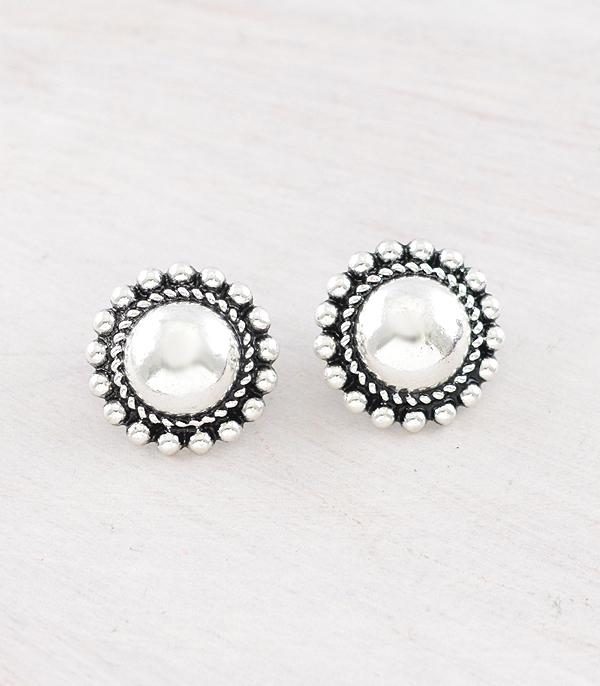 EARRINGS :: WESTERN POST EARRINGS :: Wholesale Western Concho Post Earrings