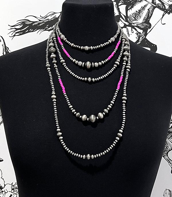 WHAT'S NEW :: Wholesale Western Navajo Pearl Layered Necklace