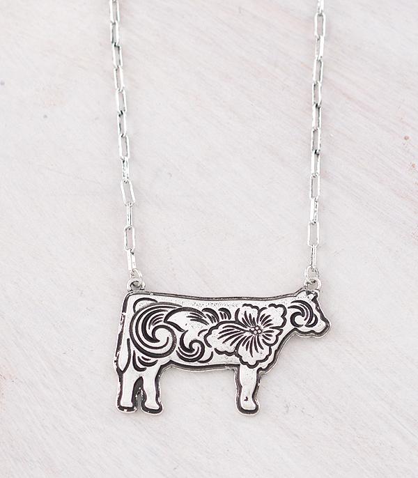 WHAT'S NEW :: Wholesale Tooling Cow Pendant Necklace