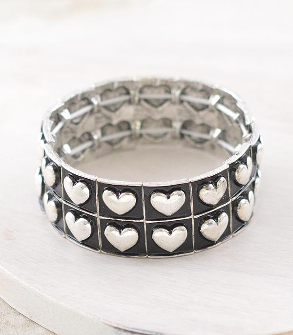 New Arrival :: Wholesale Tipi Brand Heart Concho Bracelet 