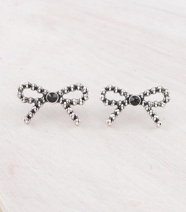 WHAT'S NEW :: Wholesale Western Rope Bow Earrings