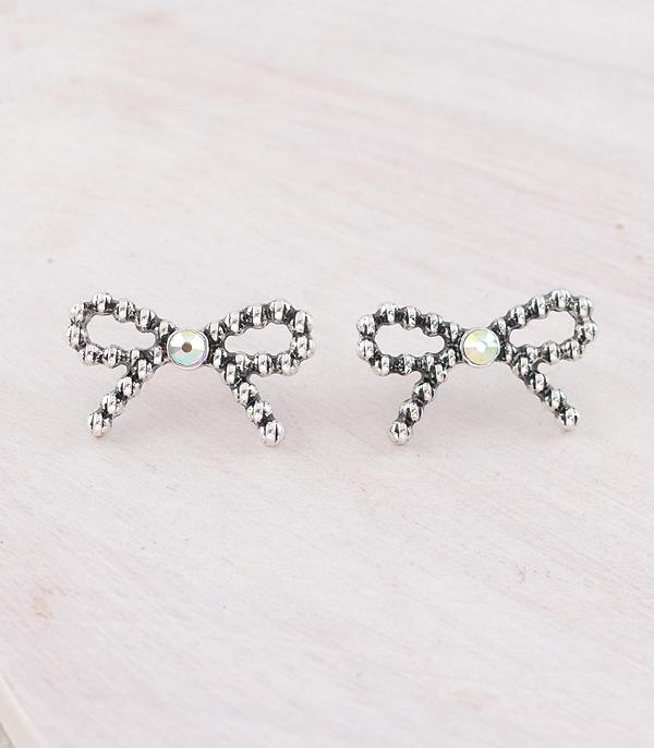 WHAT'S NEW :: Wholesale Western Rope Bow Earrings