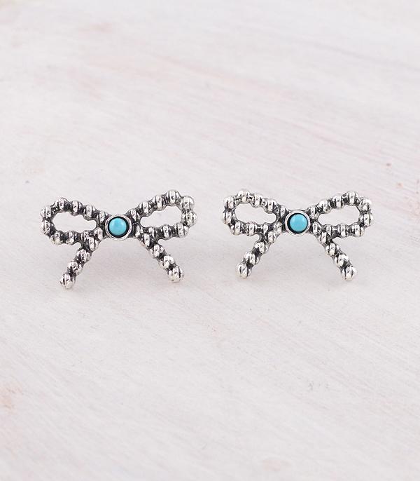 WHAT'S NEW :: Wholesale Western Rope Bow Earrings