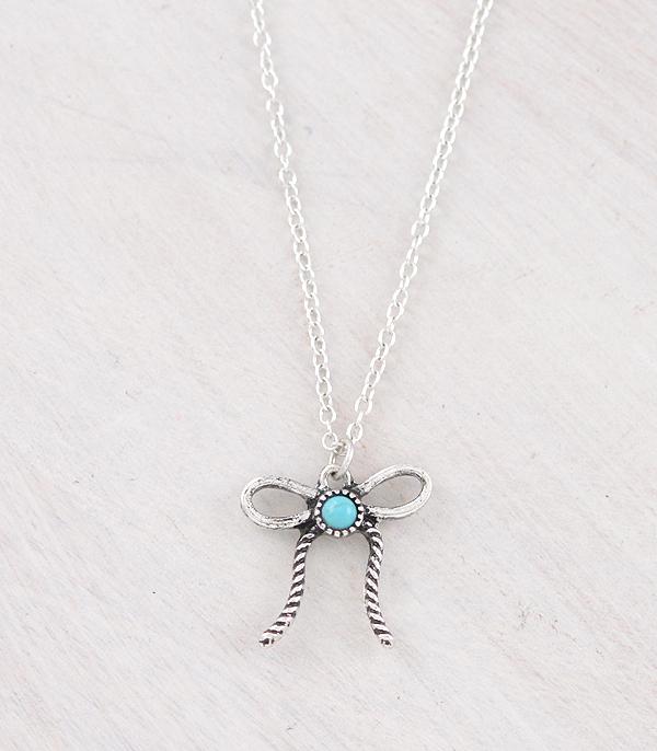 WHAT'S NEW :: Wholesale Western Bow Pendant Necklace
