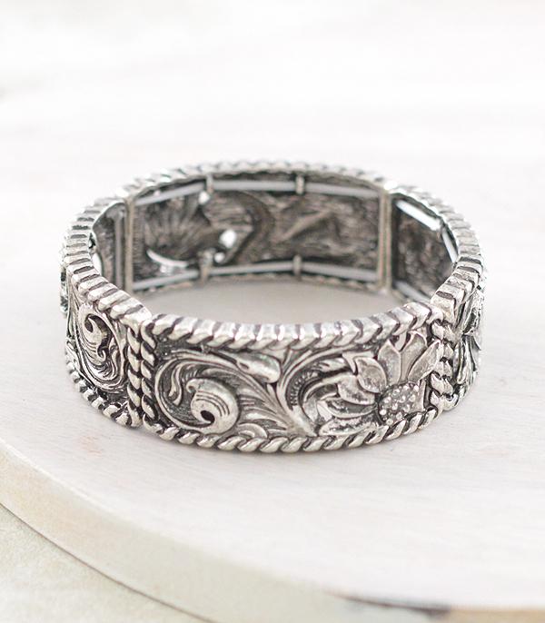 WHAT'S NEW :: Wholesale Western Sunflower Tooling Bracelet